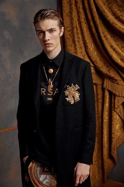 Lucky Blue Smith is the new face of KITH x Versace campaign